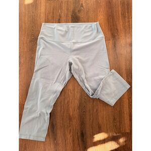 Lululemon Align High Rise Crop Leggings Blue Size 14